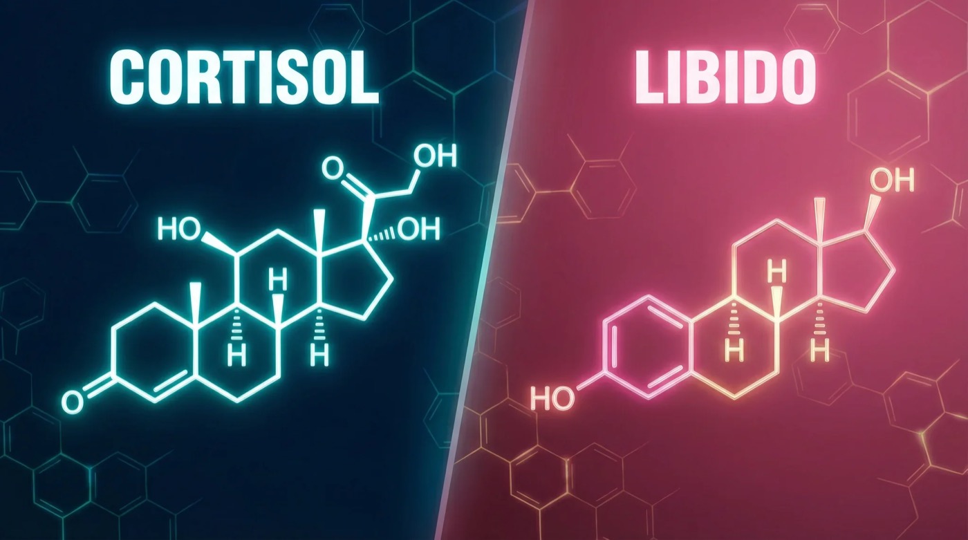 Cortisol vs. Libido, Molekülgrafik
